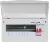 FuseBox F2011M 100A Main Switch Consumer Unit, 11 Way, Steel, White