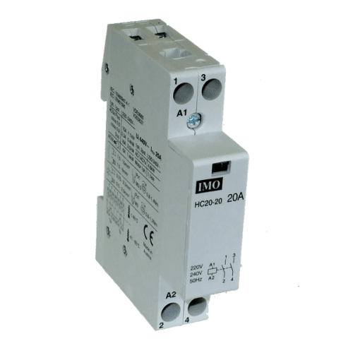 IMO Modular Heating Contactor - 20Amp 2Pole 230v (Normally Open)