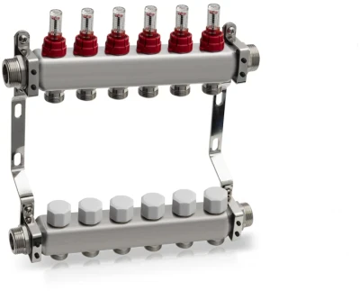 6 Port Manifold C/W Flow Meter