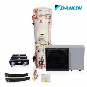 Daikin 16kW Heat Pump 300L Pre-plumbed Cylinder Element Shop