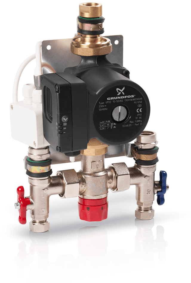 Grundfos Single Circuit Pump & Reliance Mixing Valve Unit Element Shop