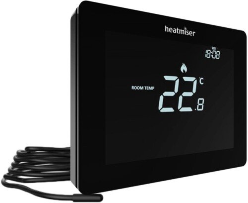 Heatmiser Touch-E Thermostat v2 - Carbon Black