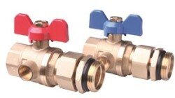 Danfoss Ball Valve for Manifold 1'' with Tail Piece