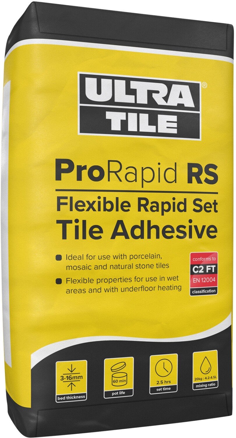 Rapid set tile adhesive deals