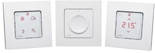 Danfoss Icon 24V Touchscreen Display In-Wall Room Thermostat