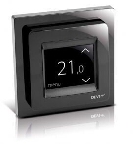 DEVIreg Touch Programmable Thermostat (Pure Black)