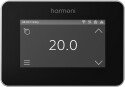 Harmoni Touch-E Black Wi-Fi Thermostat - 16 Amp