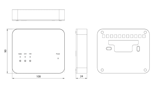 Heatmiser neoAir Kit (with RF-Switch) - Black v2