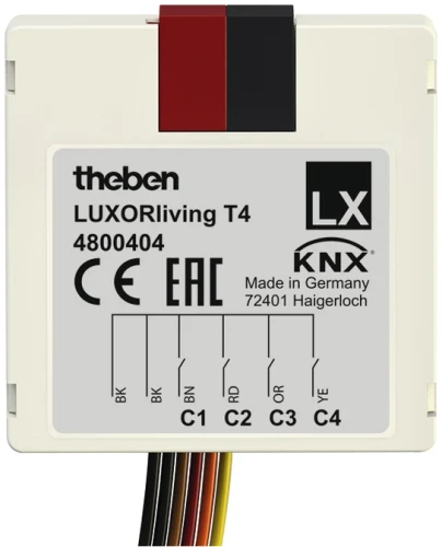 LUXORLiving T4 Push Button Interface