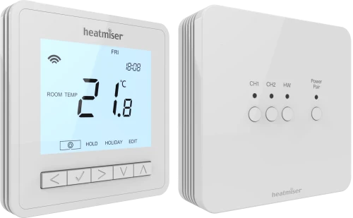 Heatmiser NeoHub Mini HW Heating & Hot Water Wireless WiFi Smart Control Bundle (White)