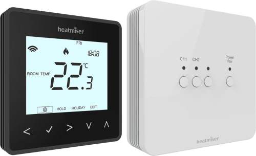 Heatmiser NeoHub Mini OT Kit Combi Boiler OpenTherm WiFi Smart Control Bundle (Black)