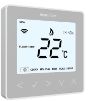 Heatmiser neoStat Programmable Thermostat - Platinum Silver v2