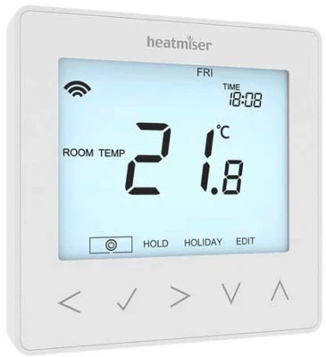 Heatmiser neoStat WiFi - WiFi Thermostat - Glacier White