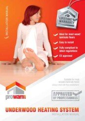 ProWarm Underwood Heating Installation Manual