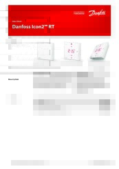 Danfoss Icon2 Room Thermostat Data Sheet