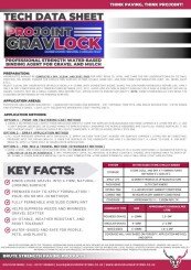ProJoint GravLock Technical Data Sheet
