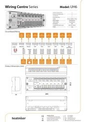 Heatmiser UH6 Datasheet