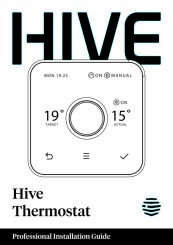Hive Thermostat Installation Guide