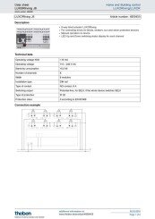 LUXORliving J8 Data Sheet