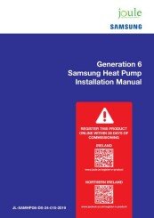 Samsung Gen 6 Heat Pump Installation Manual