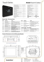 Touch E Carbon Datasheet