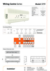 Heatmiser UH4 Datasheet