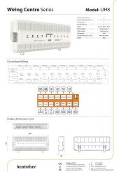 Heatmiser UH8 Datasheet