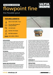 UltraScape Flowpoint Fine Datasheet