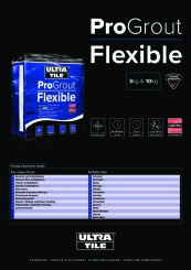 UltraTile Pro Grout Flexible Technical Datasheet