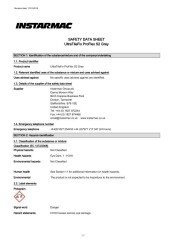 ProFlex S2 Grey Safety Data Sheet