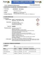 Easy Grout Porcelain Paving Grout Safety Data Sheet
