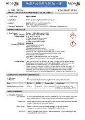 Easy Prime Porcelain Primer Safety Data Sheet