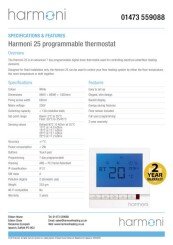 Harmoni 25 Datasheet