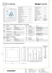 Heatmiser neoAir Datasheet