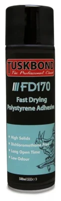 Tuskbond FD170 Polystyrene Adhesive Aerosol 500ml
